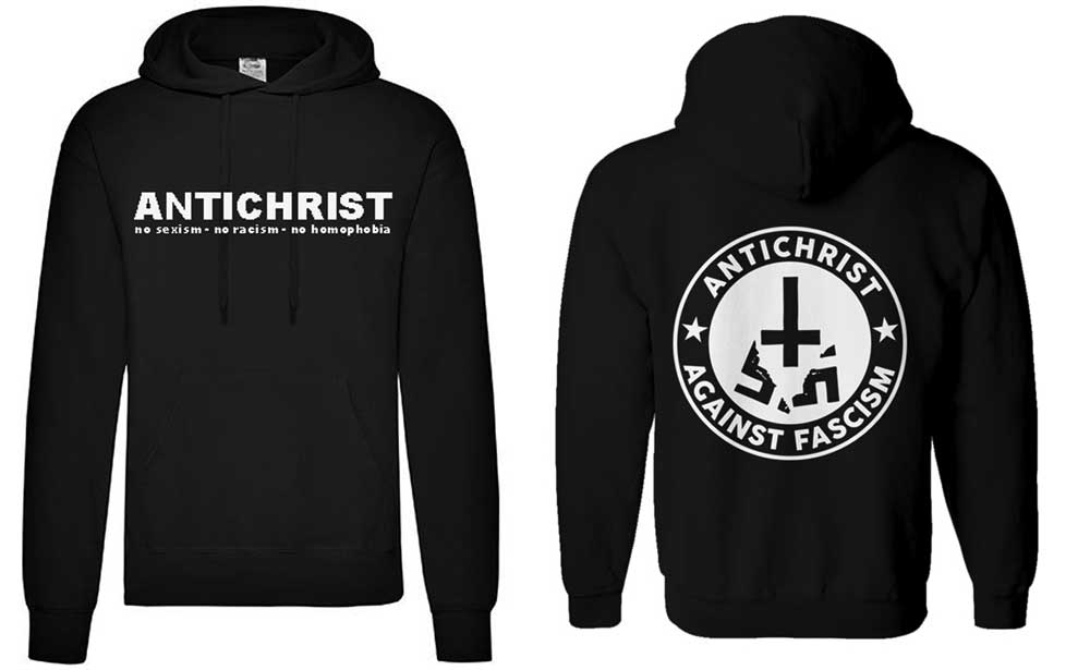 Hoodie-Antichrist Antichrist - Hoodie (S-3XL, front and back print)