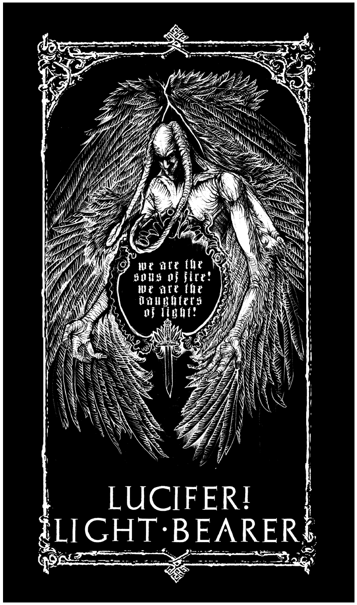 Lucifer Back Patch Light Bearer - Lucifer Backpatch | 000645