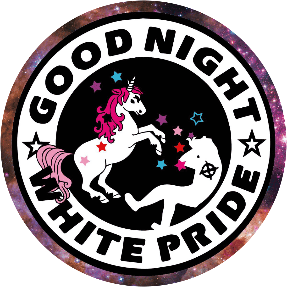 Good Night Button Good Night White Pride - Button | SW10074