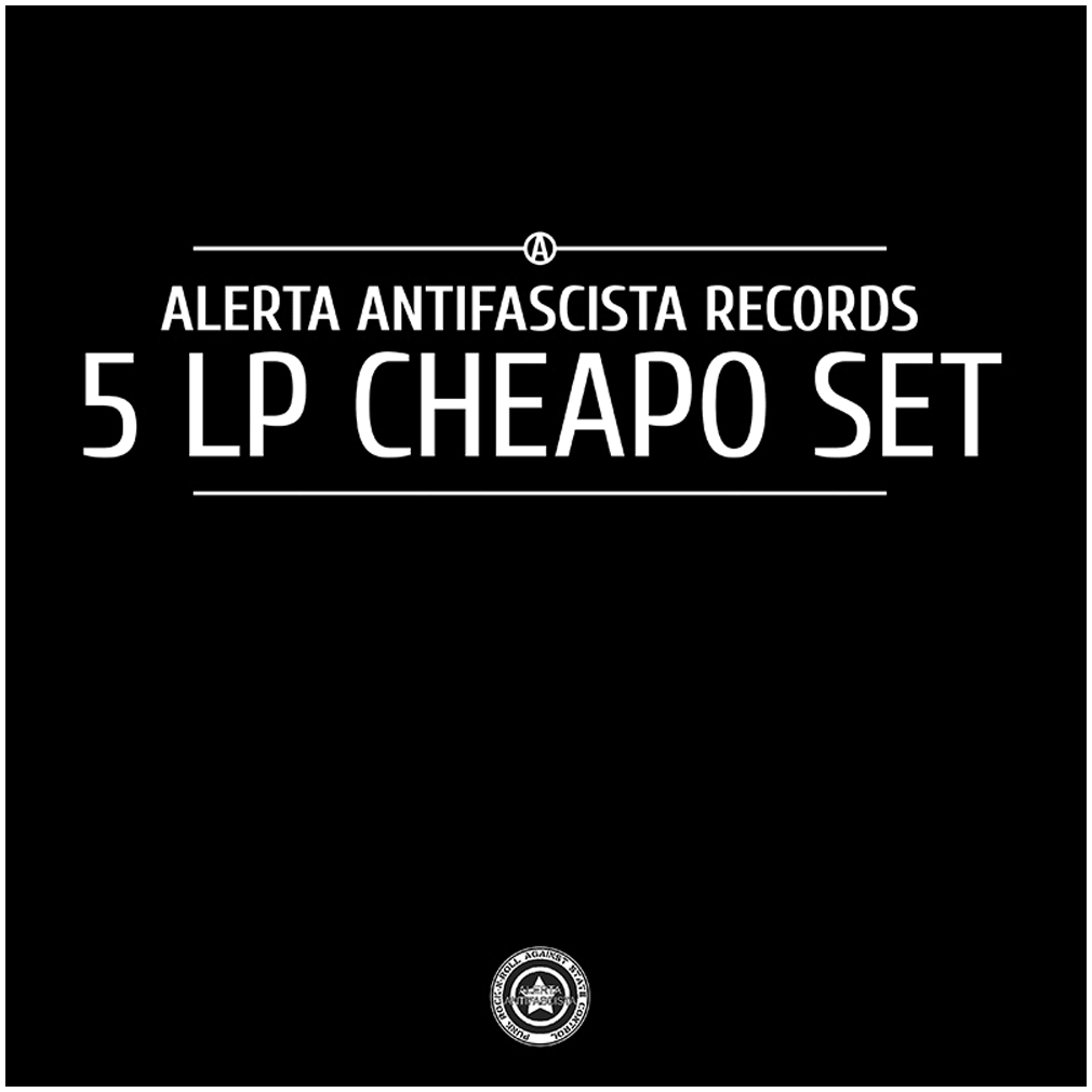AA00-Cheapo-Set Alerta Antifascista Records - 5xLP Cheapo Set (5 options)