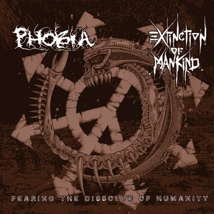 Extinction Of Mankind / Phobia - Split LP