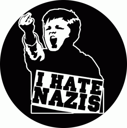 I Hate Nazis - Button