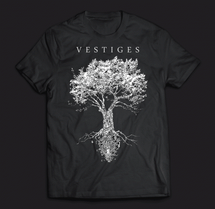 Vestiges - Tree Shirt (black and white Shirts)