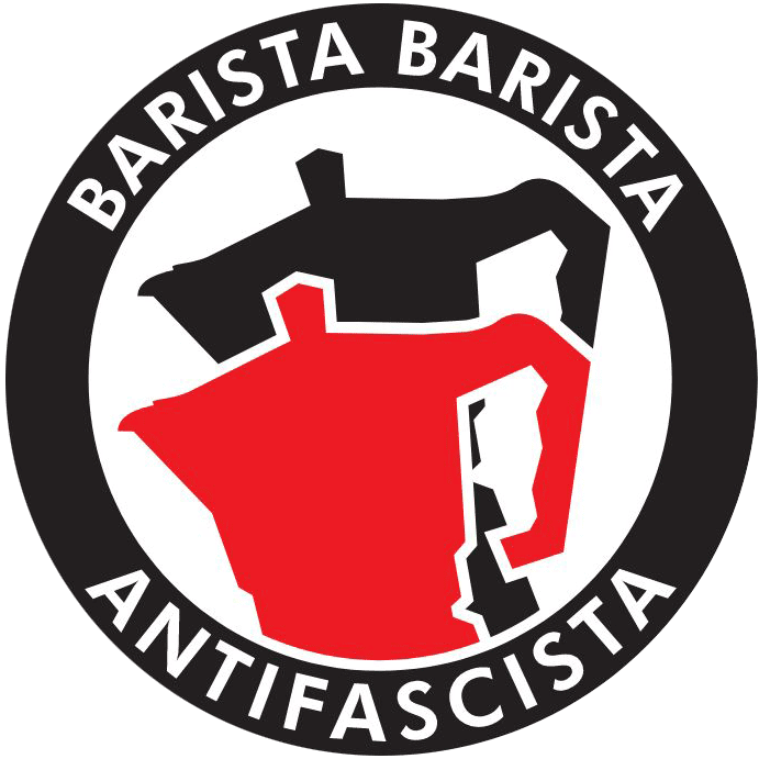 Barista Barista Antifascista Button Politics Buttons Doomrock