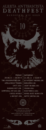 Alerta Antifascista Deathfest#10 2-Day Festival Poster